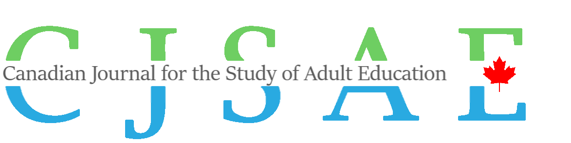 Canadian Journal for the Study of Adult Education logo